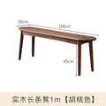 1m Walnut Wood Bench