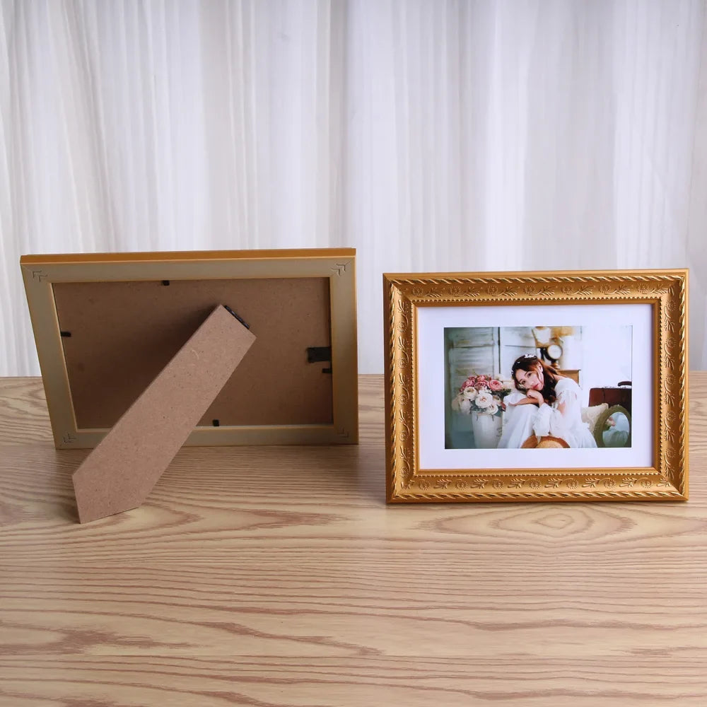 Baroque golden photo frame elegant and chic wall decoration - view 5
