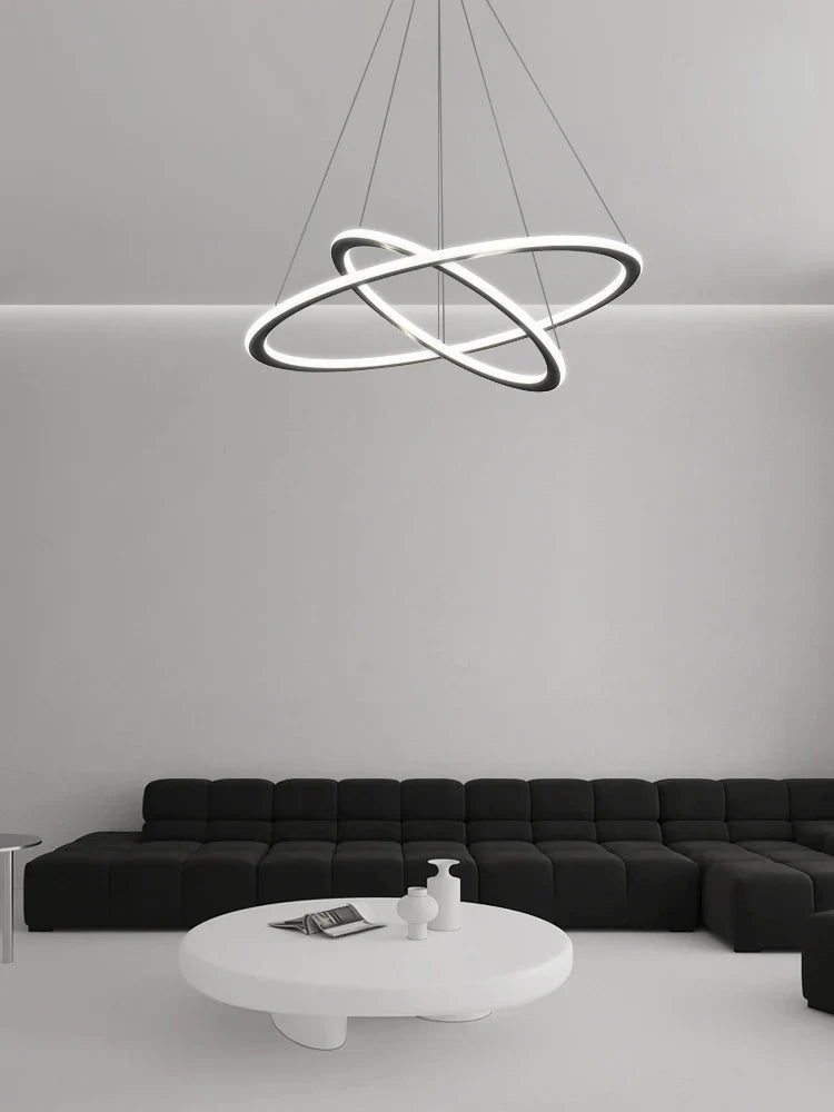 Light with circular rings with variable intensity - view 2