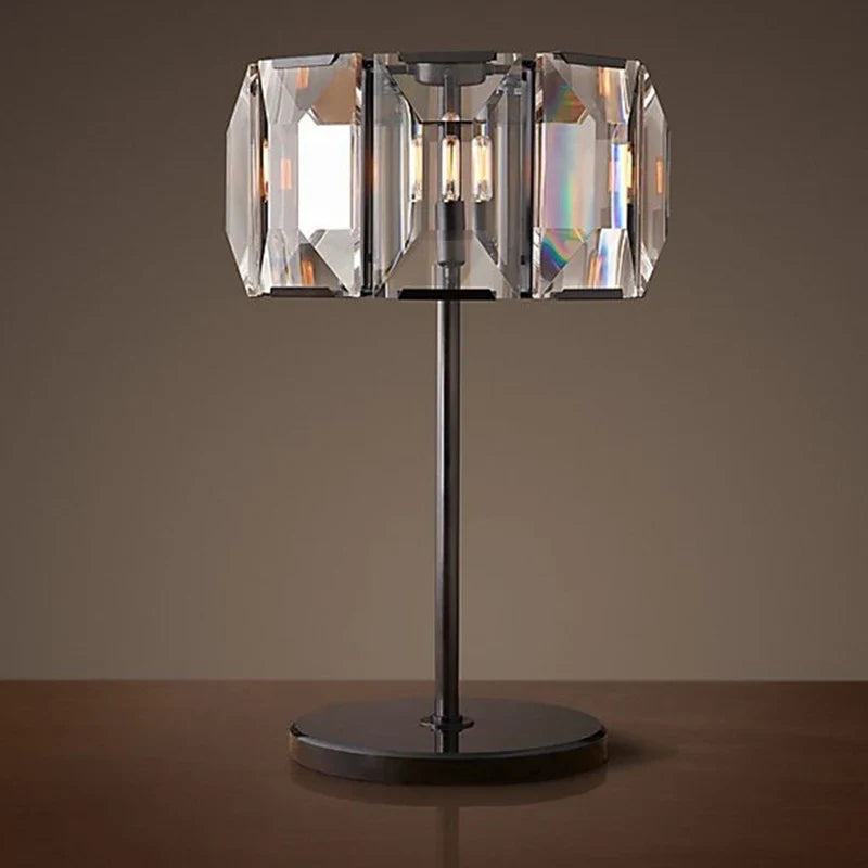Vintage Crystal Dimmable LED Floor Lamp with Warm Ambient Light - view 3