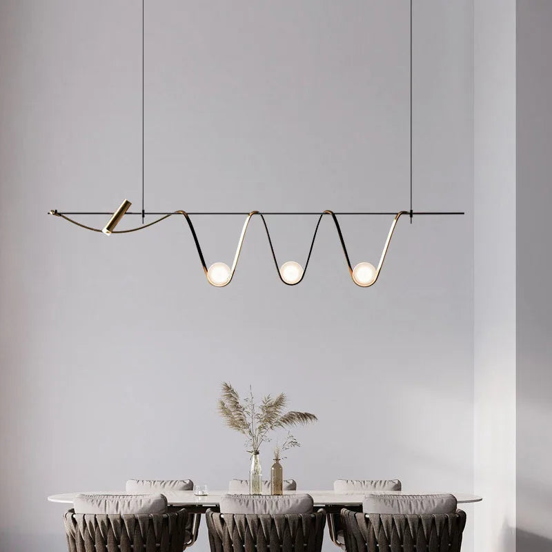 Minimalist LED Pendant Light for Dining Rooms & Lobbies