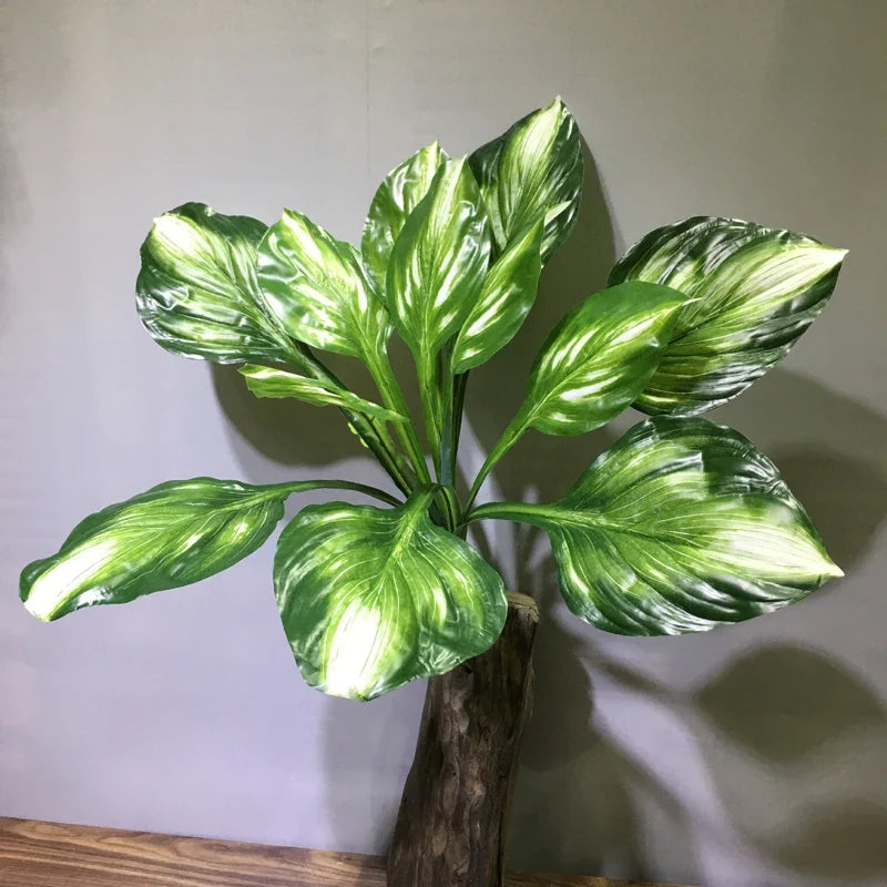 Artificial tropical plant monstera and hosta for outdoor interior decoration - view 5