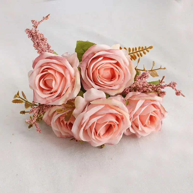 Bouquet of artificial rose wines for garden decoration - view 10