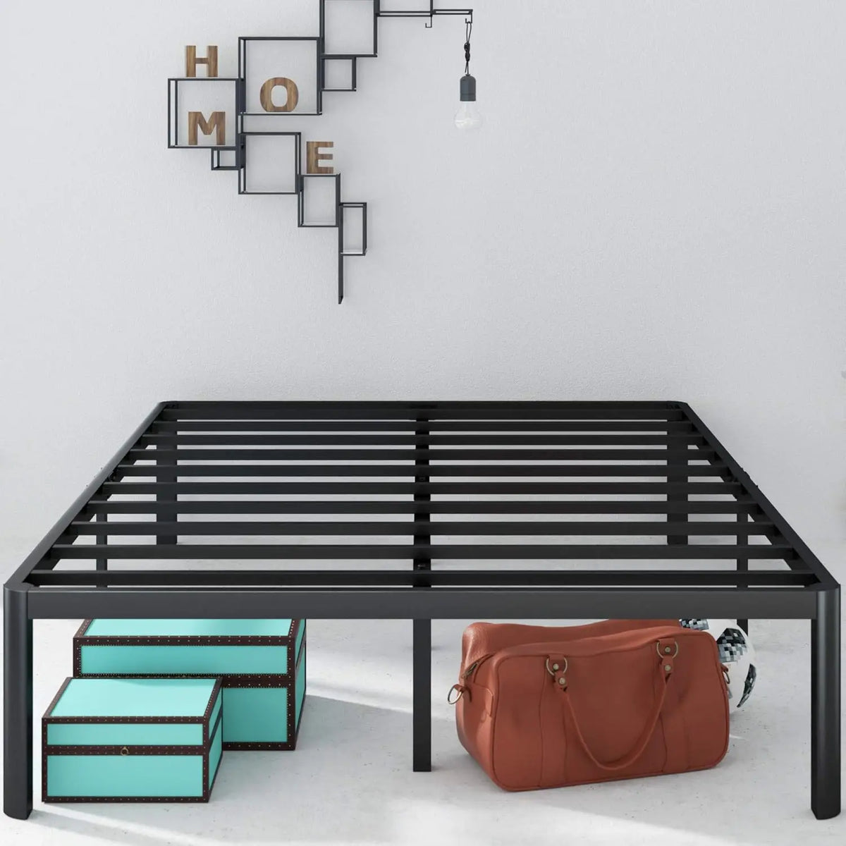 Metal ceiling with storage under bed 41 cm