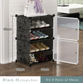 Multifunction shoe shelf for better storage - Noir4