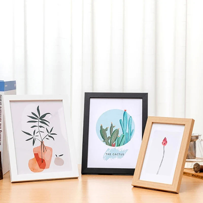 Wooden photo frame hanging for decoration and gift - view 6