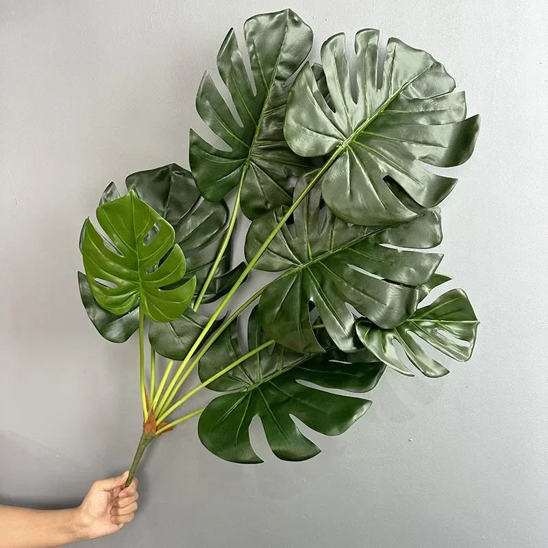 Artificial turtle leaves for interior decoration green plants - Dos tortue 91cm