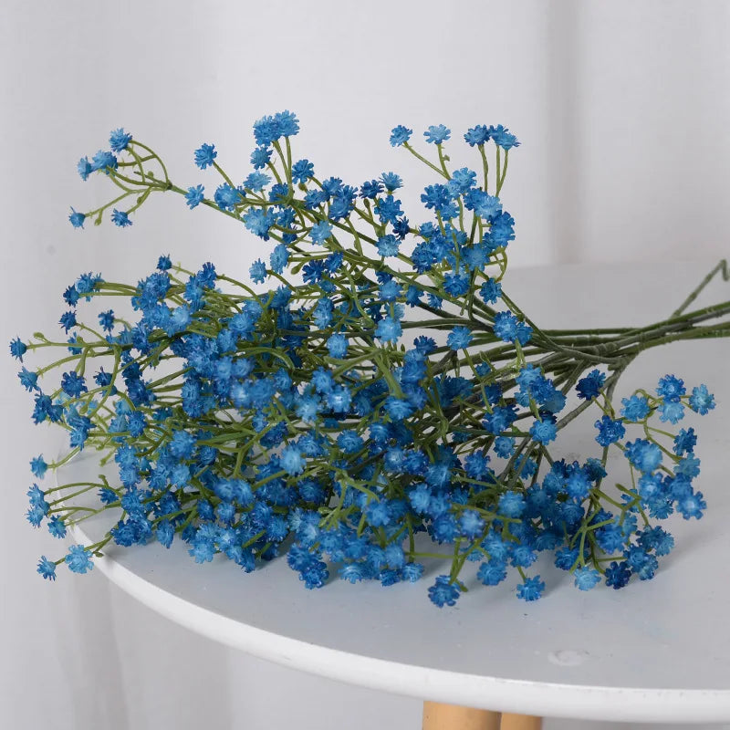 Bouquet of artificial flowers stars for parties and decorations - Dark blue