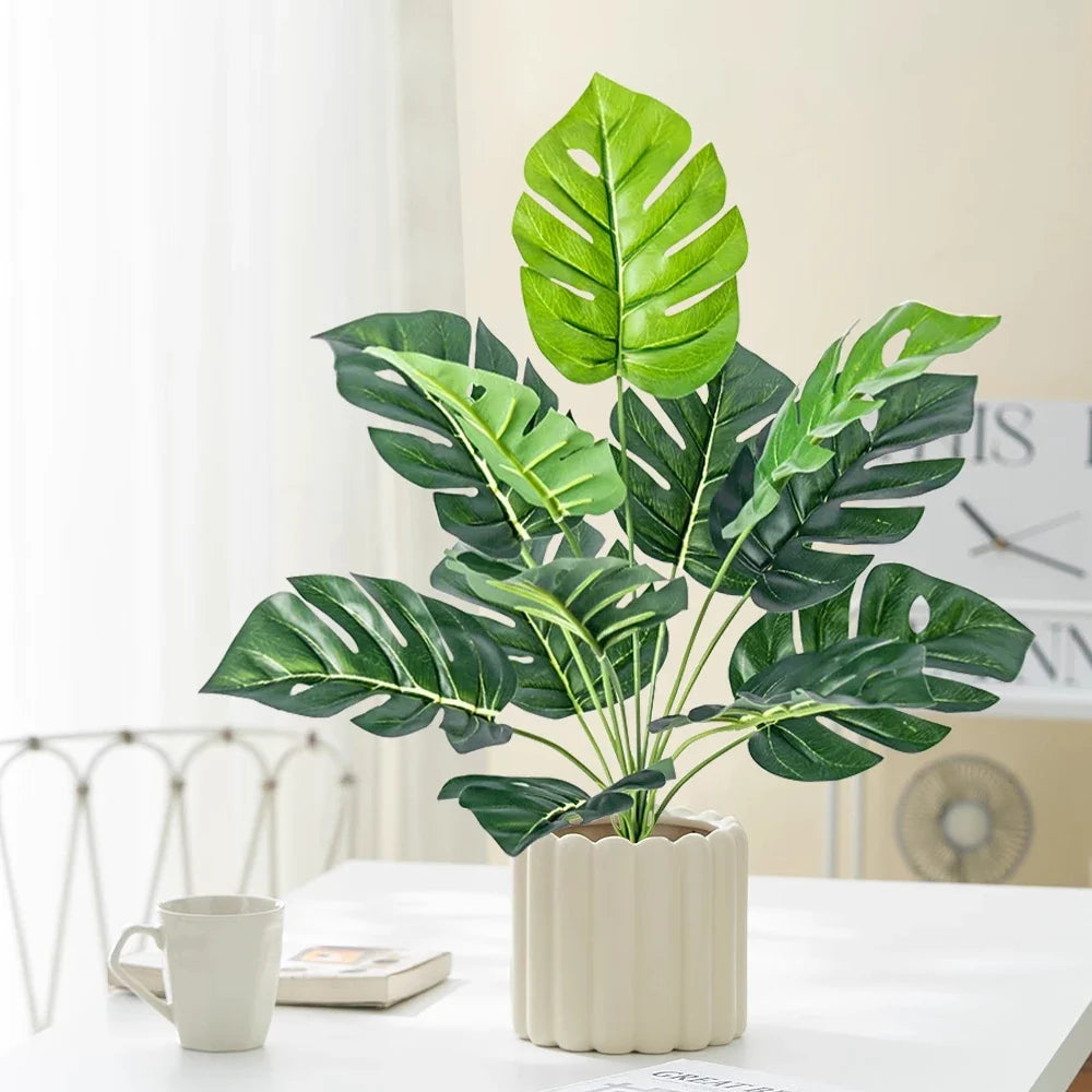 Artificial plant monstera tropical girdle for outdoor interior decoration - view 3