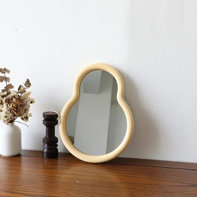 Decorative wooden mirrors on foot for vanity - view 6