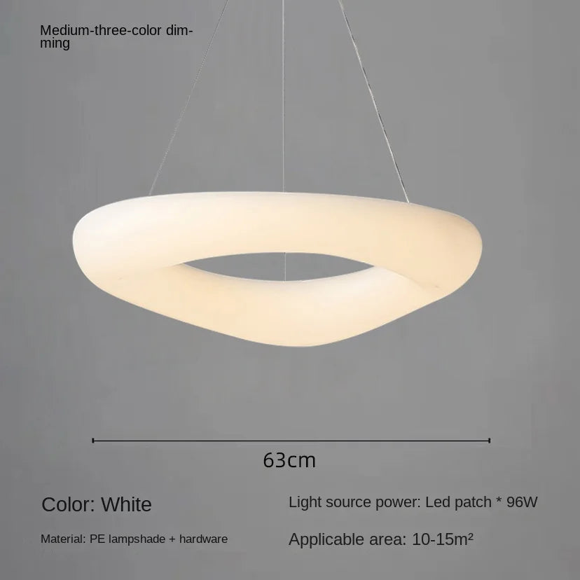 Modern led ceiling lamp in the shape of clouds with remote control - B Gradation 3 couleurs