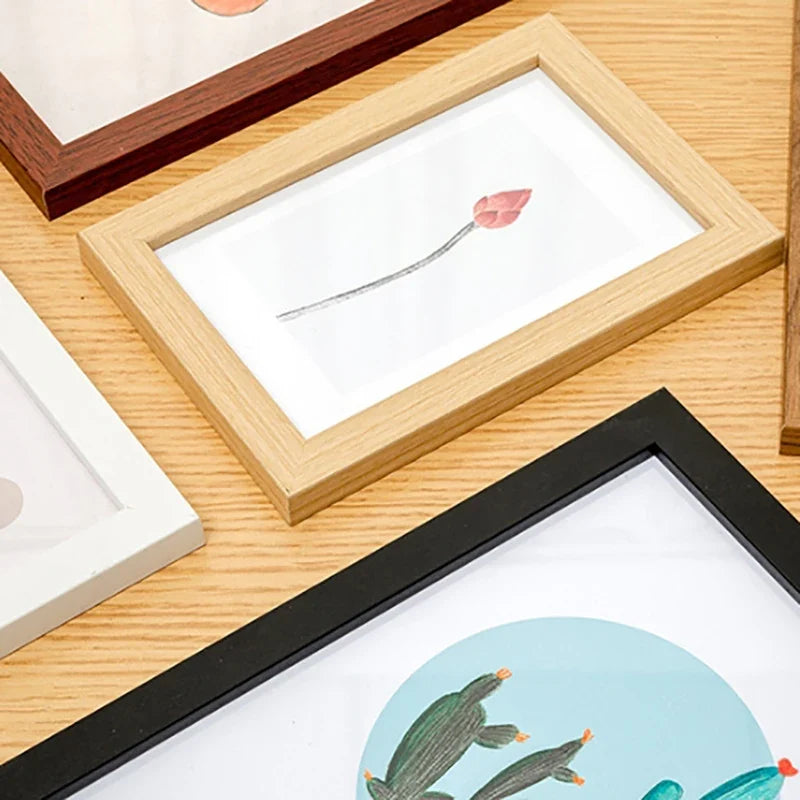 Wooden photo frame hanging for decoration and gift - view 4