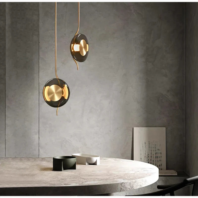 Glass chandelier modern design for minimalist interior decoration - view 5
