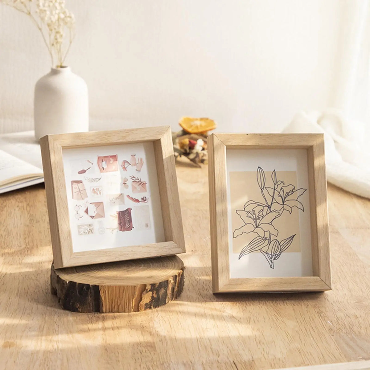 Small Wooden Picture Frame, 11 x 11 cm to 11 x 16 cm - view 2