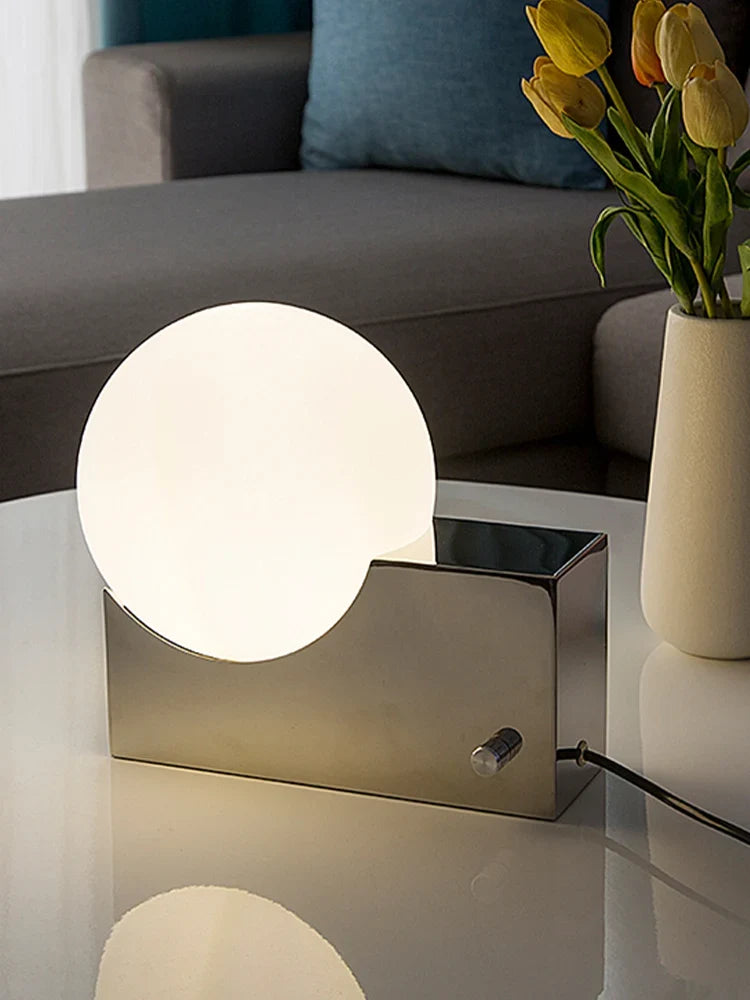 Creative wall sconce in stainless steel for modern interior - view 5