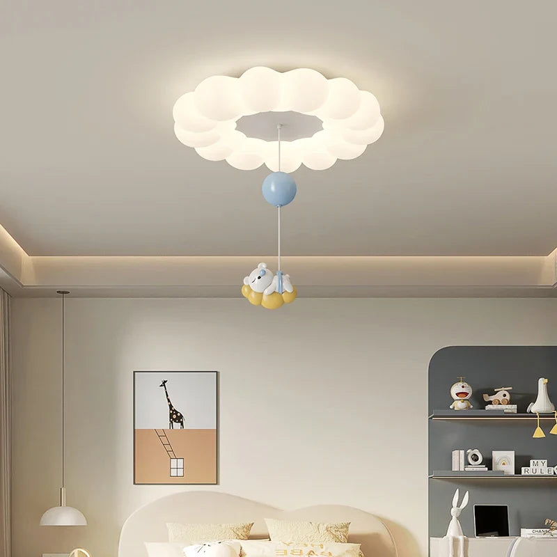 Ceiling bear rabbit cloud for indoor lighting child - view 5