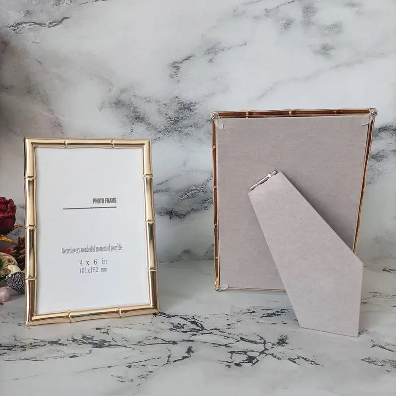 Decorative gold picture frame for office or wall - view 3