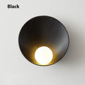 Chinese wall sconce in decorative creative led lighting resin - Neutral Light / Black / 23CM