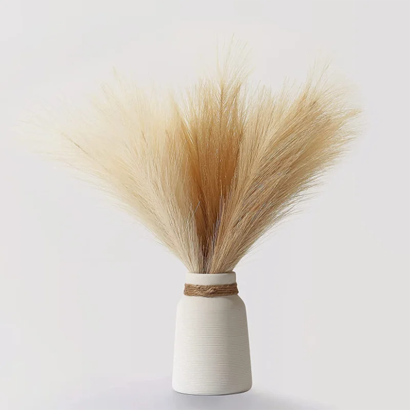 10 bouquets artificial pampa grass for interior decoration