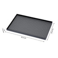 Modern storage tray for luxury jewelry and accessories - Black - 35.3cm