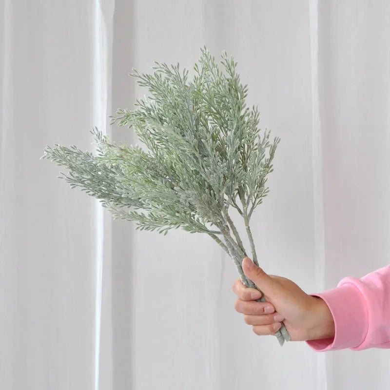 Artificial cypress plants plastic realistic floral decoration - view 3