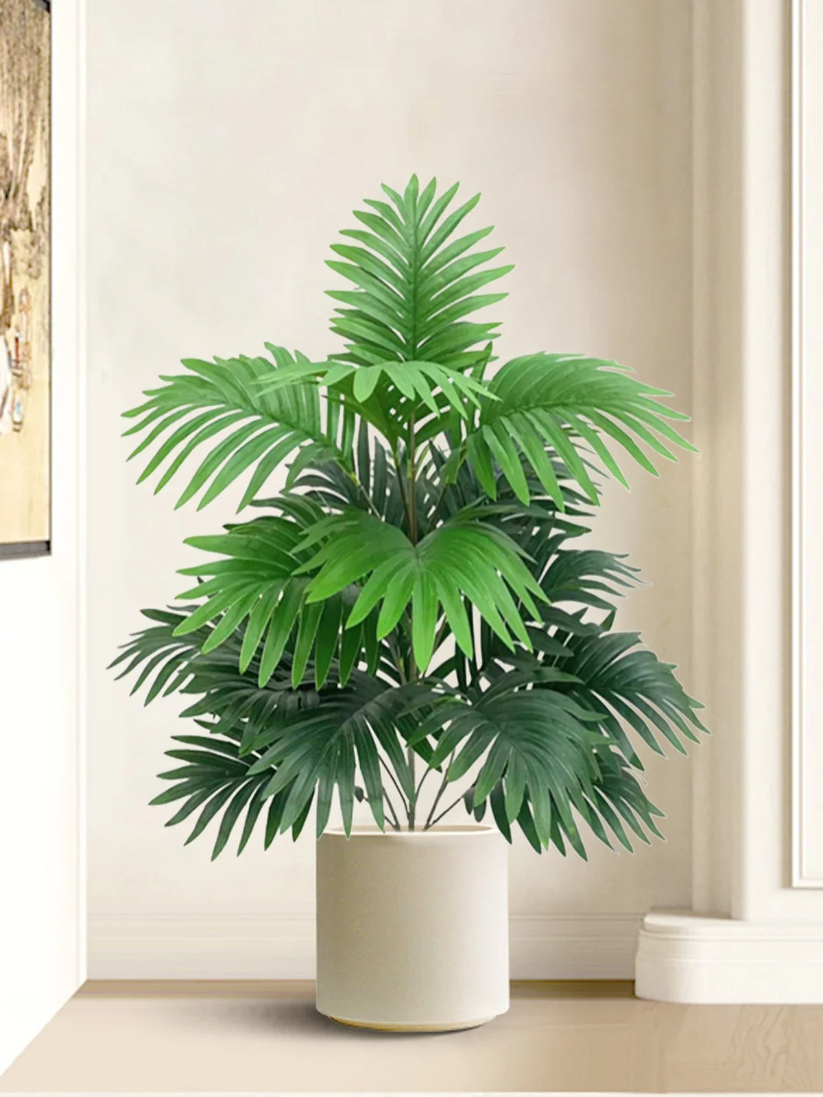 Artificial palm with tropical leaves for interior decoration - view 6