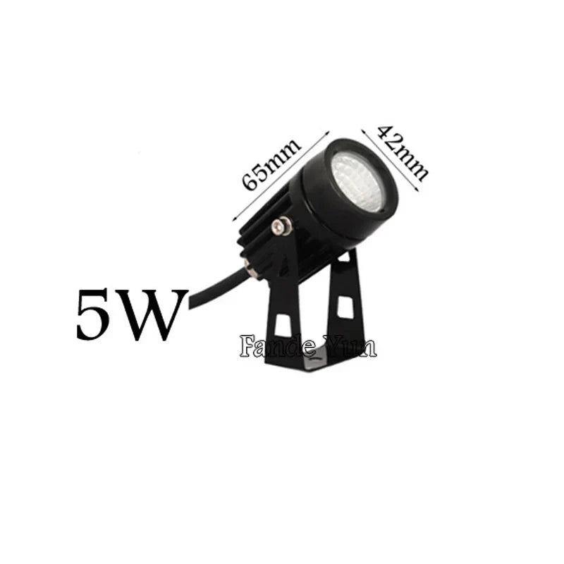 Garden lighting led waterproof lawn lamp outdoor - Natural white 4000K / Base Type 5W / CA 85-265 V