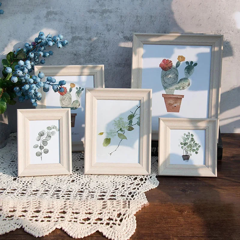 Plastic retro photo frame for wall and table decoration - view 6