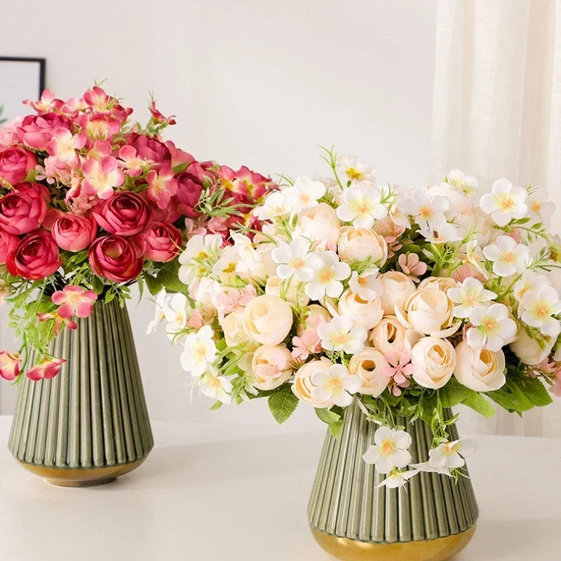 Bouquet of artificial silk flowers for interior decoration - view 4