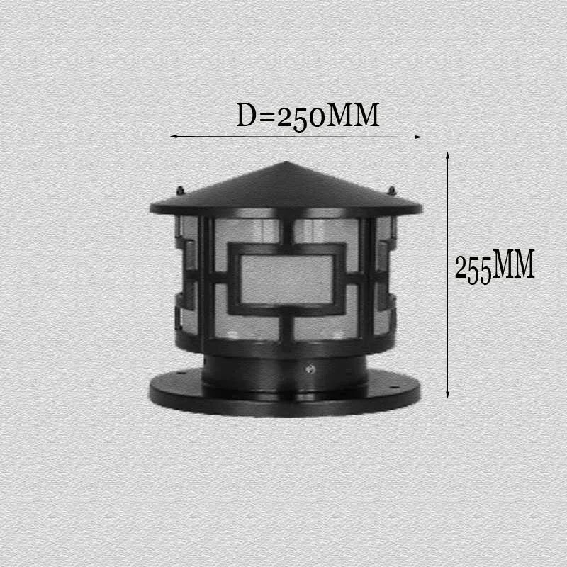 Aluminum wall sconce with decorative Chinese characters - Black / GB E27 Lamp Socket / China | No E27 Bulb