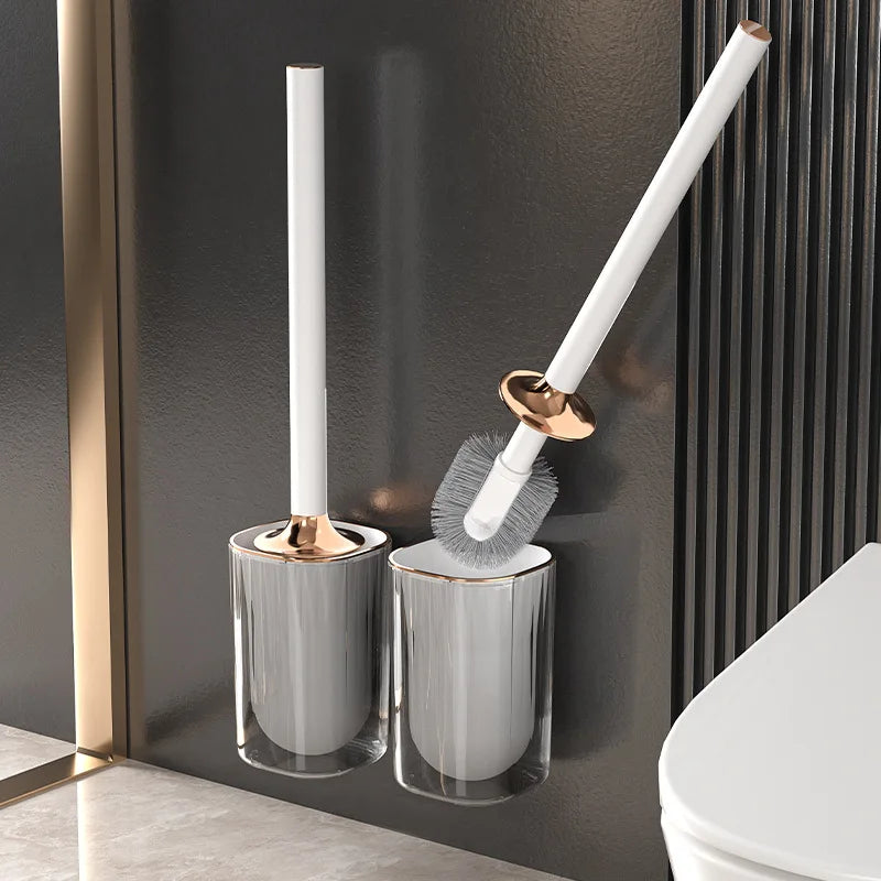 Vintage Long-Handle Toilet Brush for Home Decor - view 2