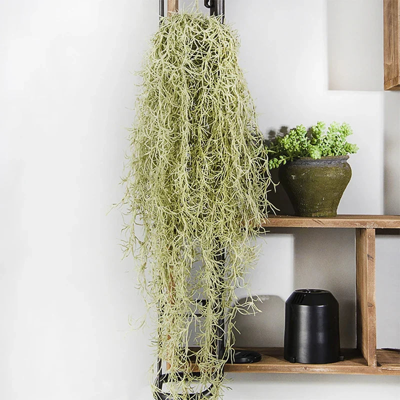 Artificial climbing plants in rattan for interior and exterior decoration
