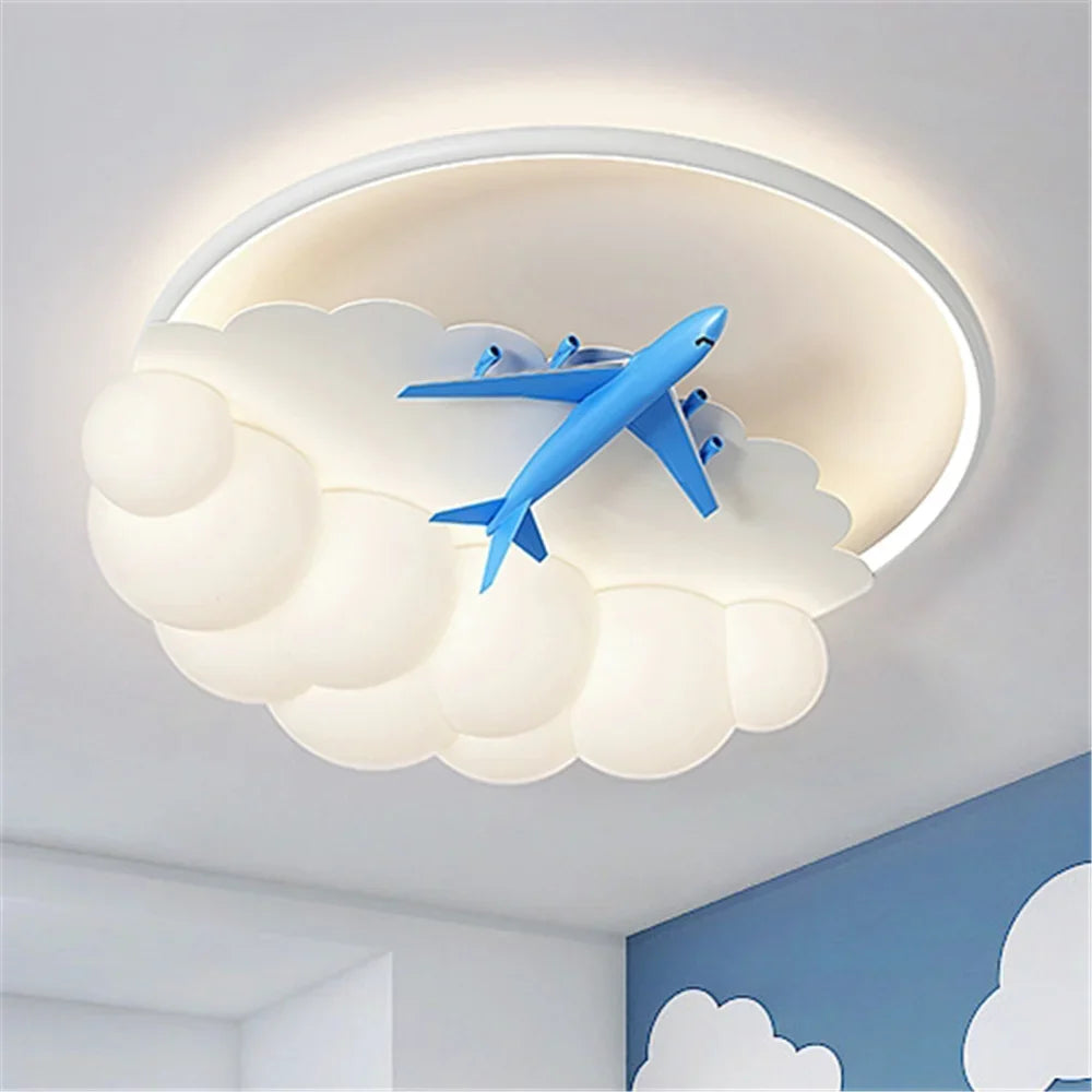 Creative led ceiling lamp in acrylic for children's decoration - view 2