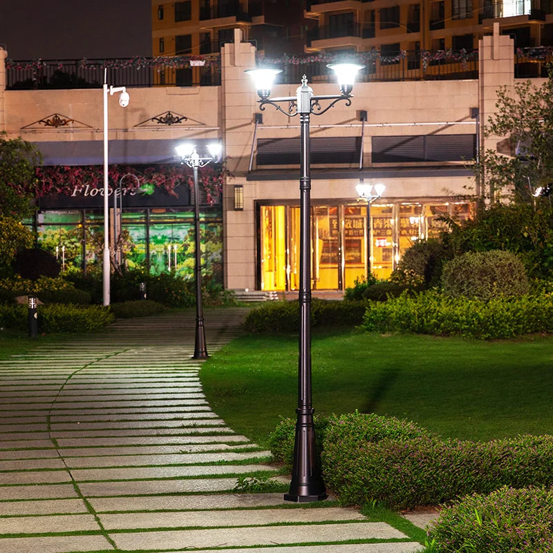 Led solar floor lamp for garden and outdoor aisles - view 6