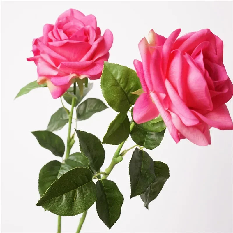 Artificial white pink flowers for realistic decorative wedding - view 2