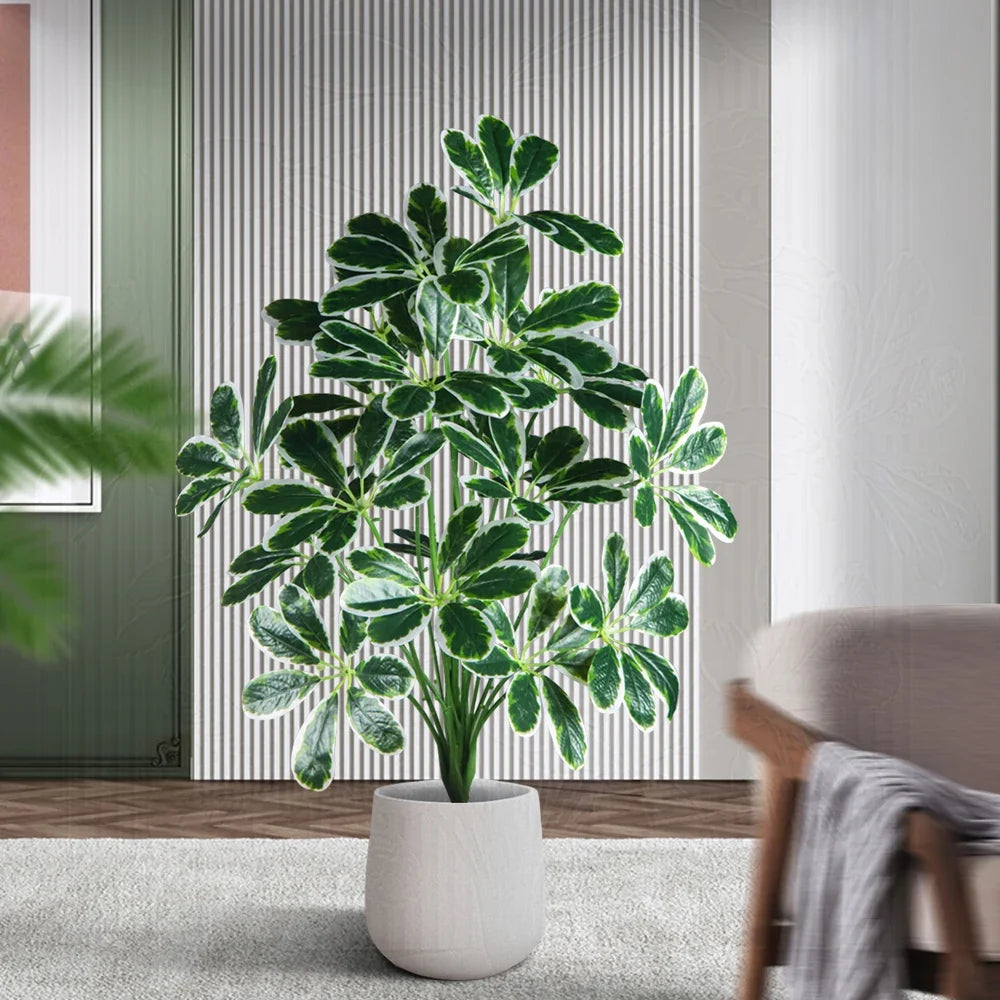 Artificial palm plants and monstera for interior and exterior decoration - view 3