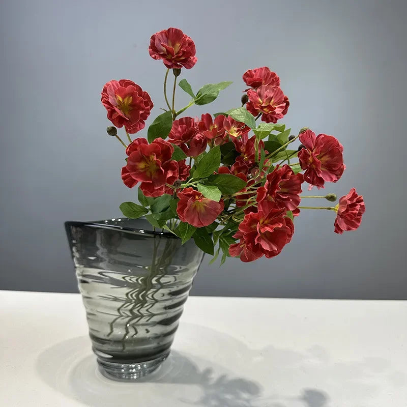Marguerite simulation in silk artificial flowers for interior decoration - view 5