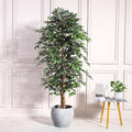 Artificial banyan tree in pot for interior and exterior decoration