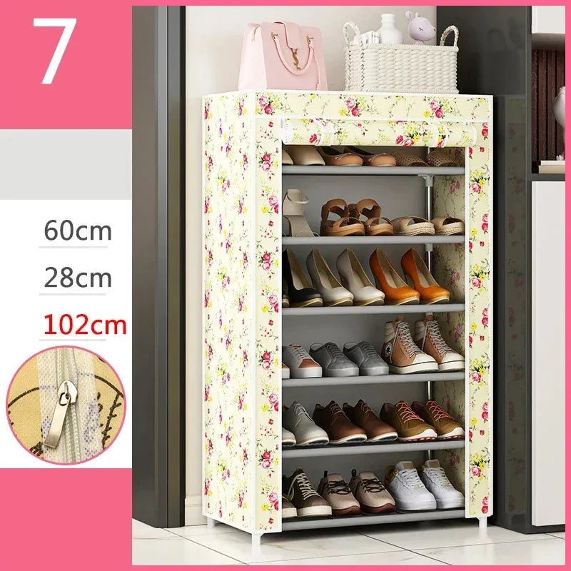 Storage organizer for plastic shoes 120 luxury pairs 2023 - Rose Flower 7