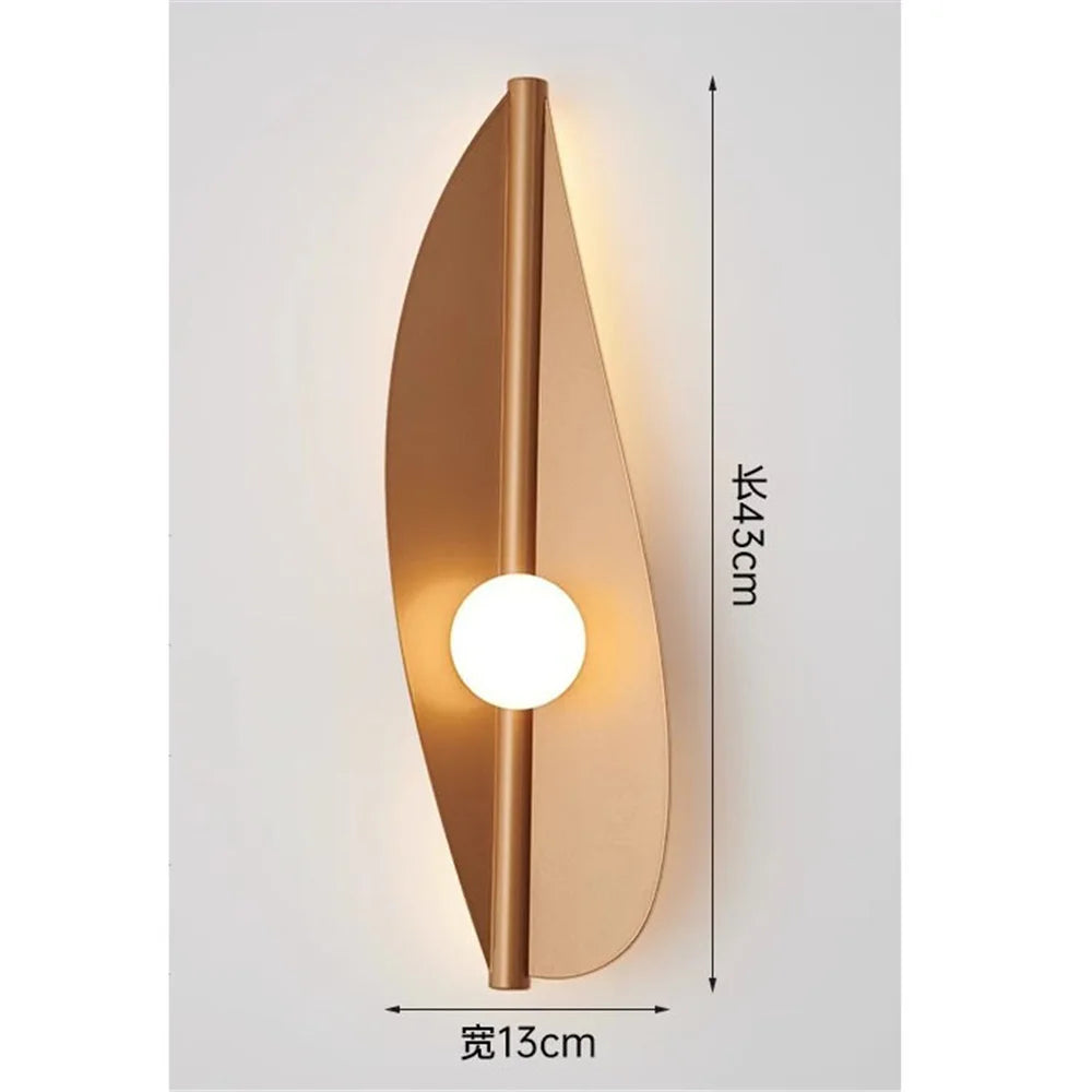 LED wall sconce design sheet in modern acrylic interior decoration - CM