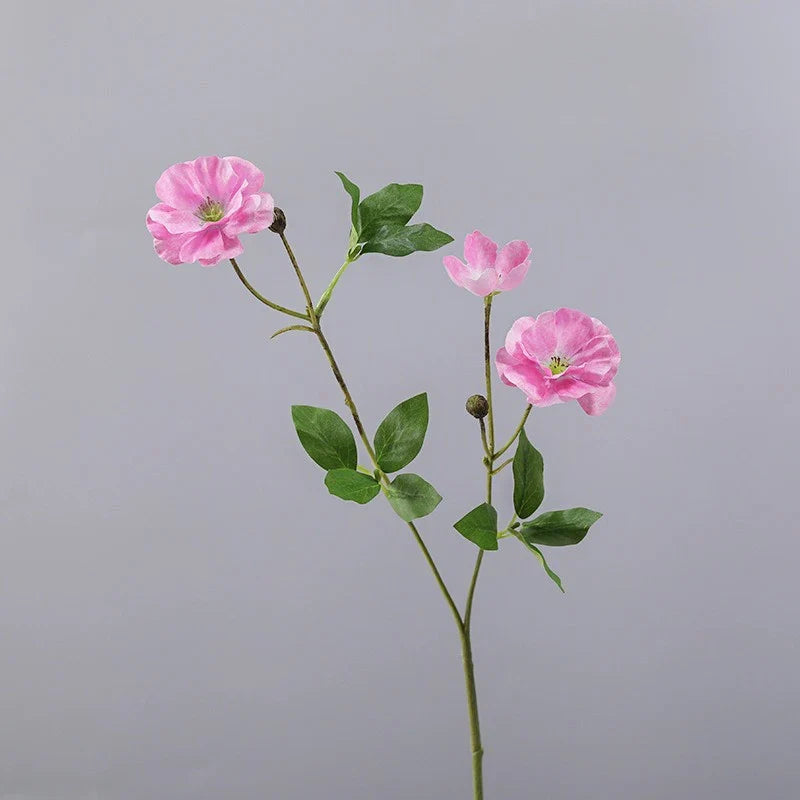 Small realistic silk flowers for decorations and events - Pink