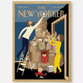New yorker wall art poster waterproof sticker aesthetic decoration - Z1 / 40X50cm No Frame