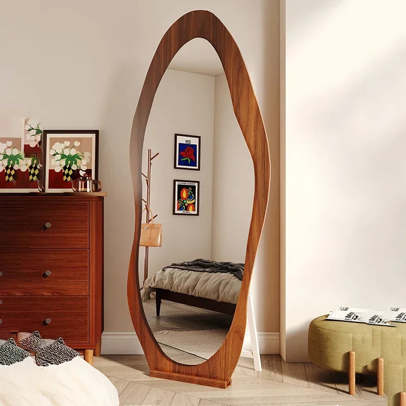 Decorative mirror standing for makeup and interior - view 2