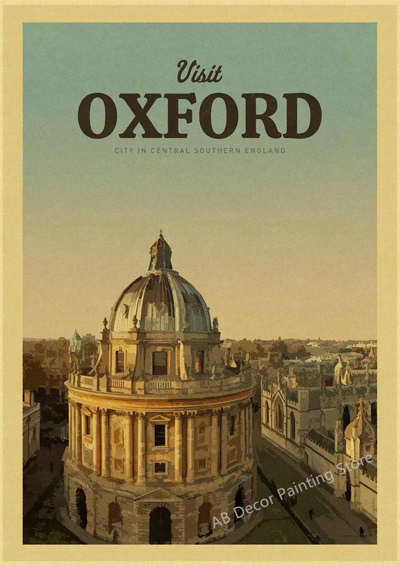 Vintage travel poster worldwide - 38 / A3 16.5 x 11.8 inches