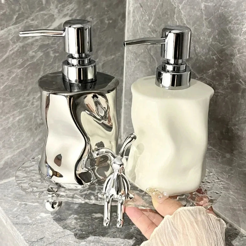 Creative ceramic bottle for lotion and soap - view 2
