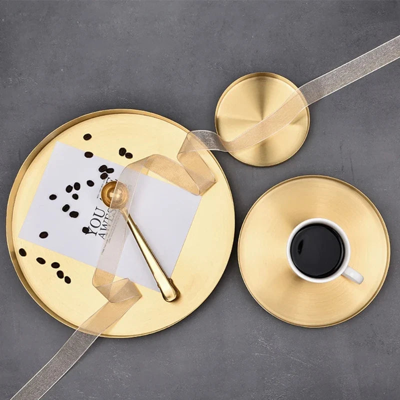 Stainless steel storage tray for jewelry and decorations - view 2