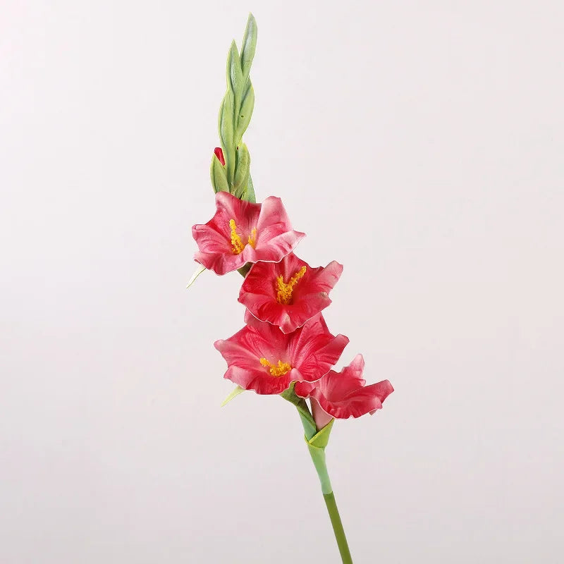 Artificial flowers glaiella for party and office decoration - Pink Red