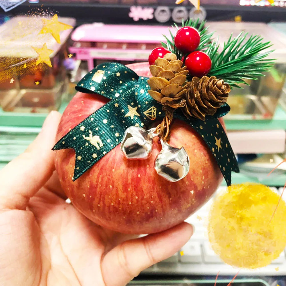 Christmas crown accessories fake berries and pine apples - view 8