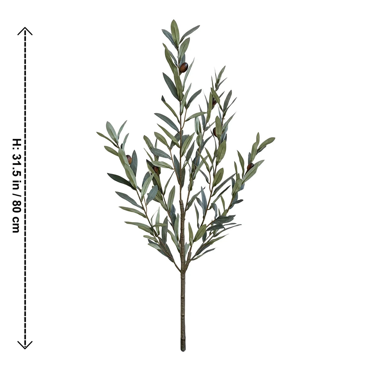 Realistic artificial olive tree for interior and exterior decoration - 620-80