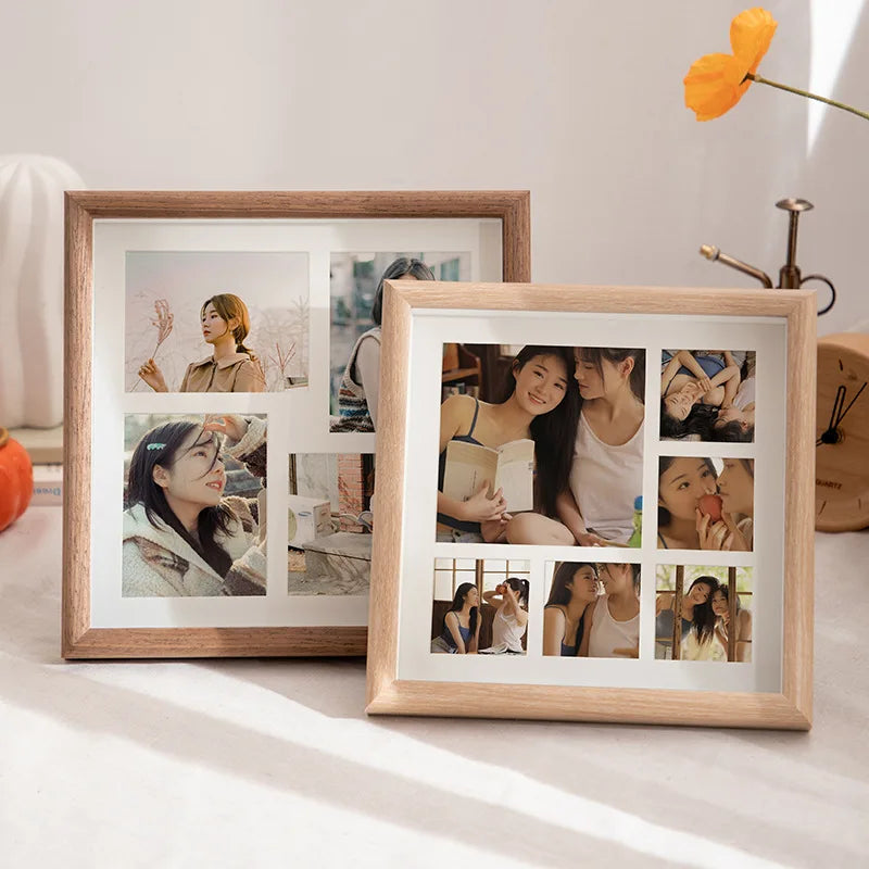 Vintage wooden picture frame for wall decoration - view 4